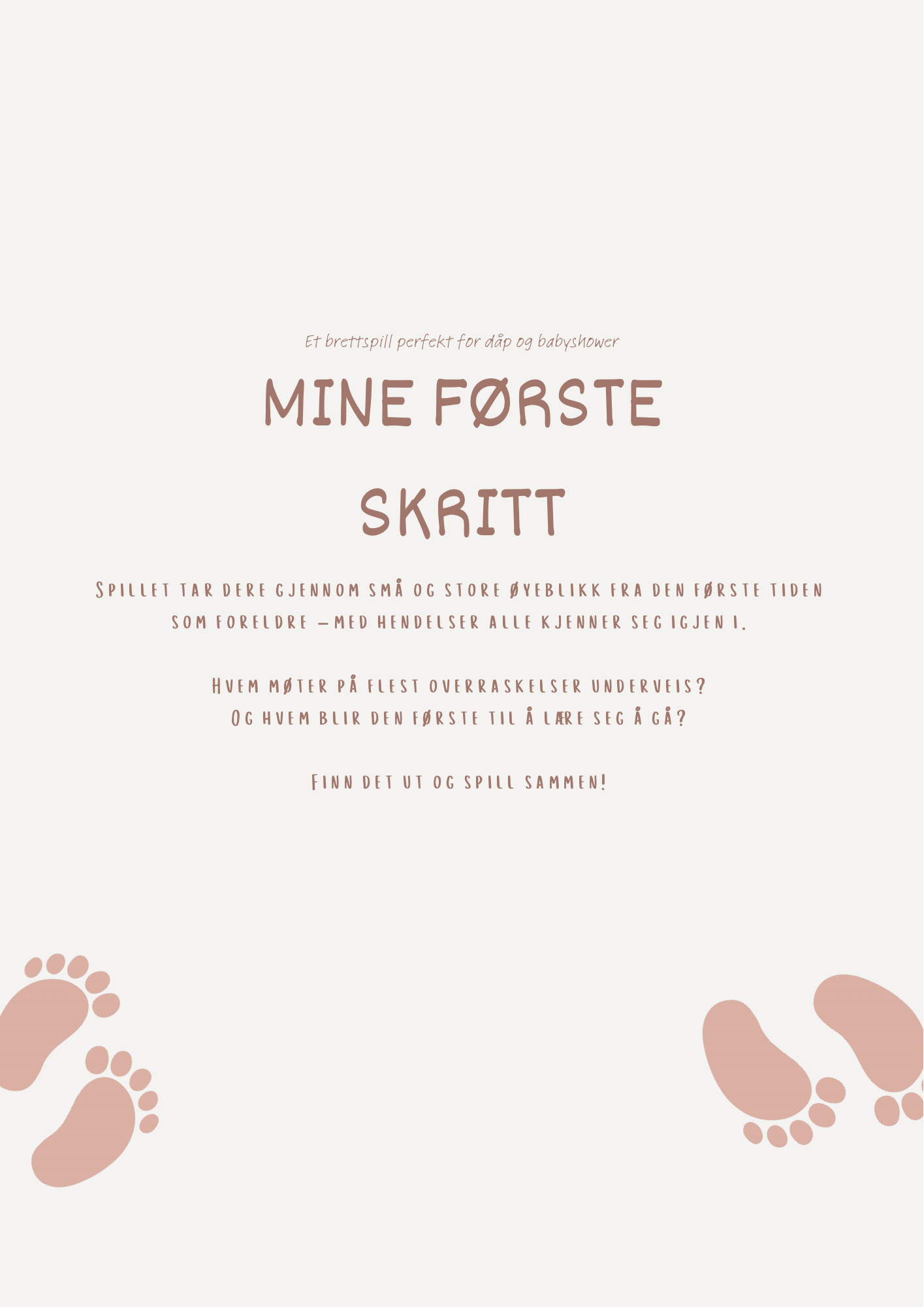 Mine første skritt - stigespill