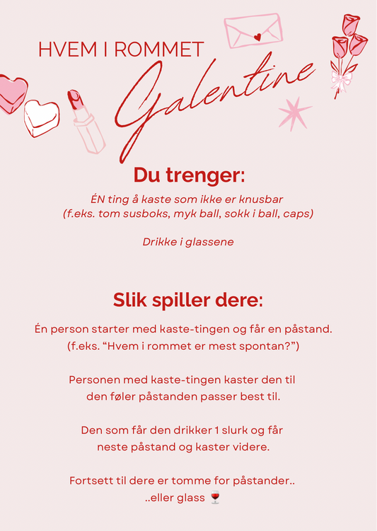 Hvem i rommet - Galentine