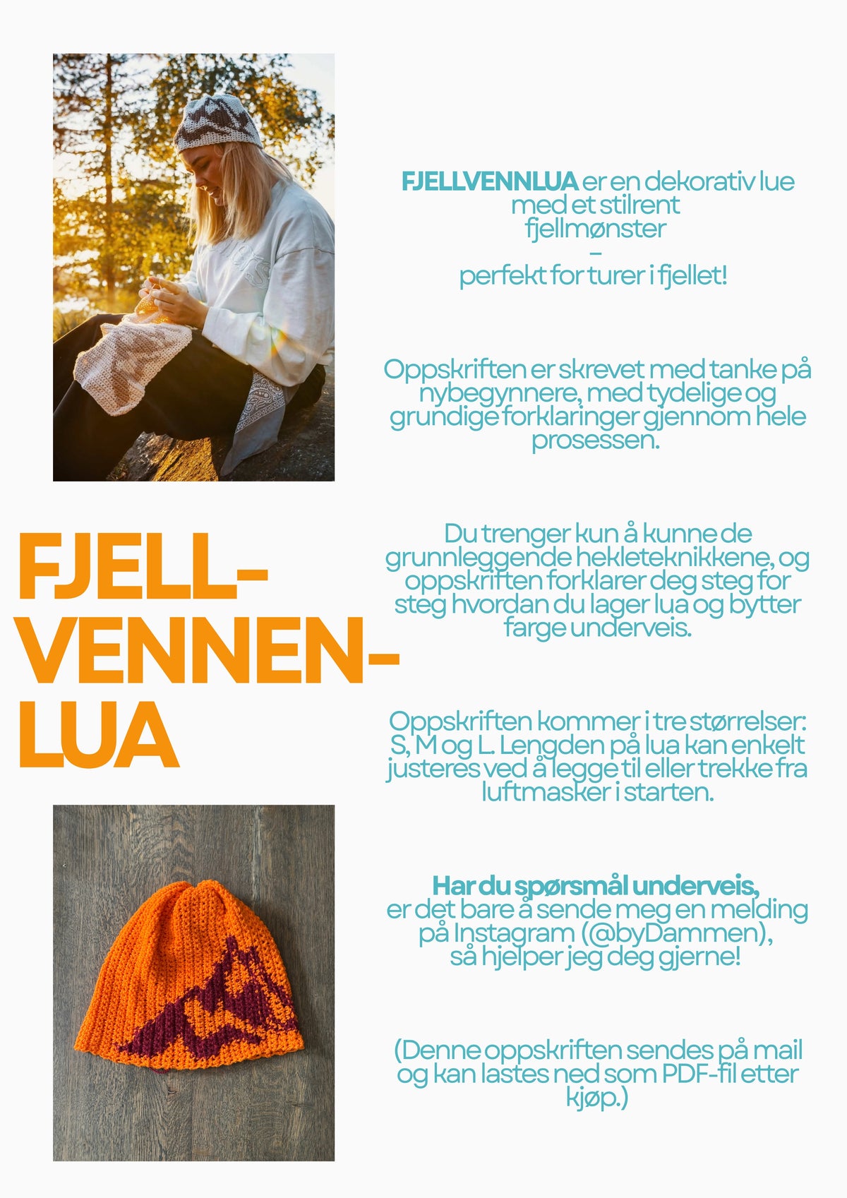 FJELLVENNLUA oppskrift/mønster