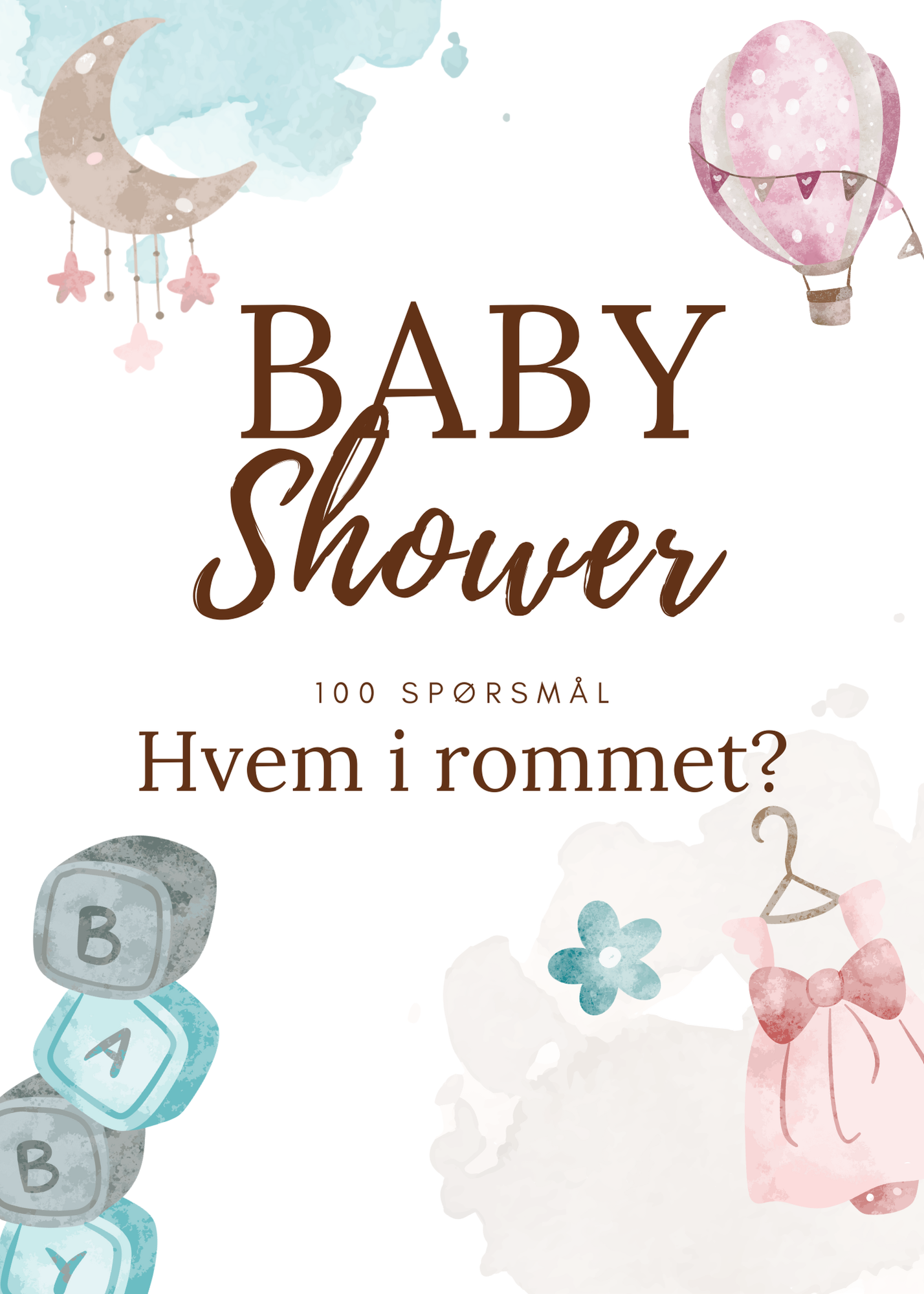 Hvem i rommet - Baby Shower